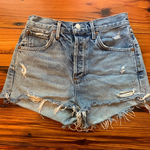 AGOLDE JADEN DENIM SHORTS size 25